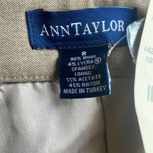 Ann Taylor Tan(brown) skirt NWT - Picture 2 of 7
